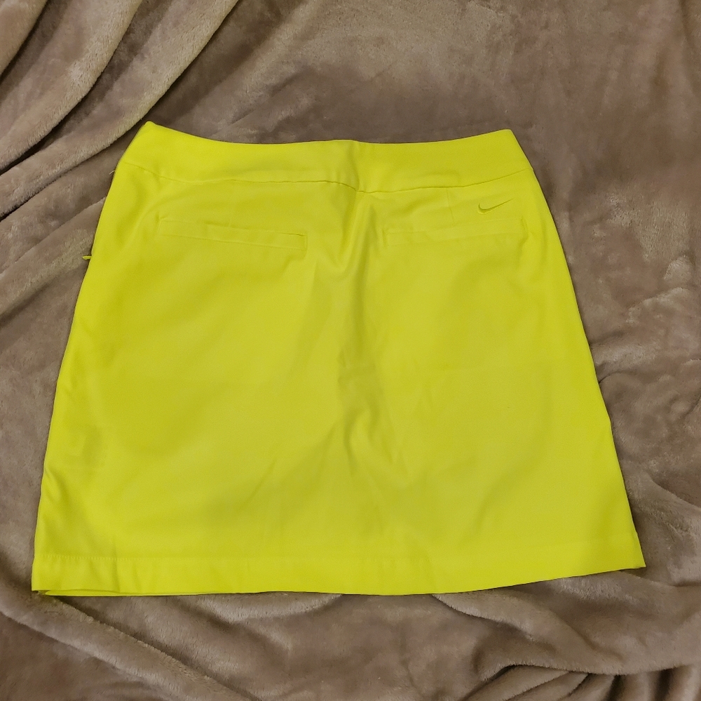 Nike Neon Yellow Skirt